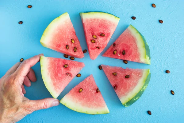 eski kişi yemek karpuz