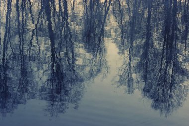 kış manzara Gölü