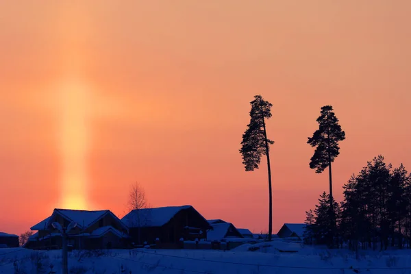 Północne światło nad dom gospodarstwo w Islandii — Zdjęcie stockowe