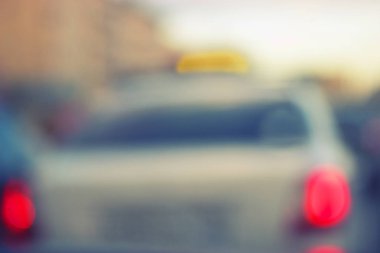 Araba bulanık görüntü