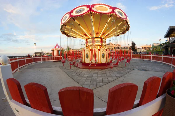 Carrousel français illuminé — Photo