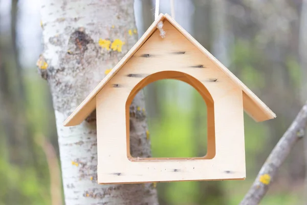 Bird house in a park — Stock Photo, Image