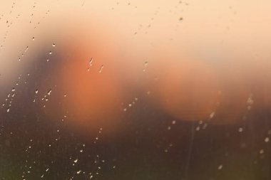 bir şehrin bulanık görüntü