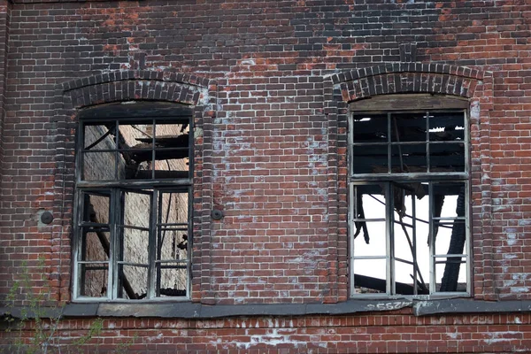 Edificación después de un incendio — Foto de Stock