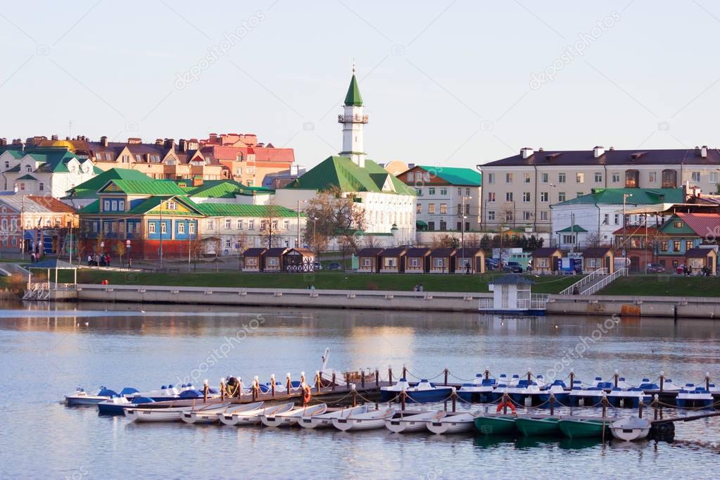 Kazan city Russia. view on Kaban lake