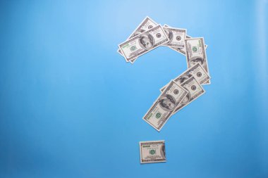 soru işareti şeklinde dolar
