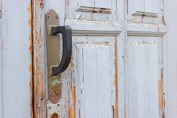 Poignée de porte et poignée de porte en métal — Photo