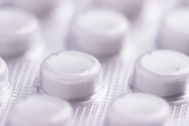 folyo tablet paket beyaz hap arkasında, kapat