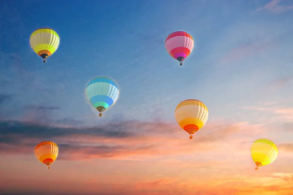 Ballon met hete lucht — Stockfoto