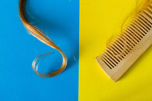 Pojęcie utraty włosów — Zdjęcie stockowe