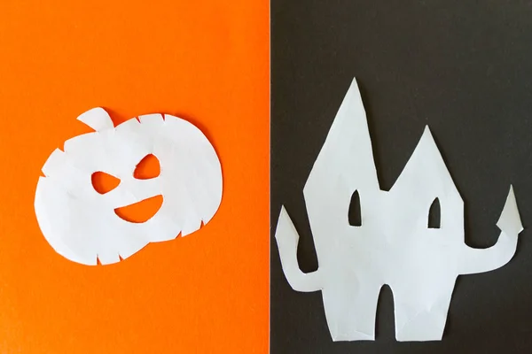 Diferentes decoraciones hallooween — Foto de Stock