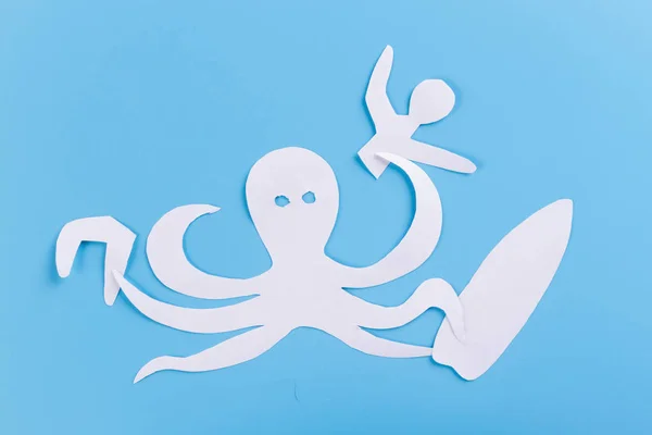 Grappig octopus personage — Stockfoto