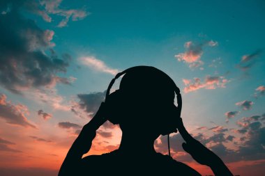 Güzel gün batımı arkaplanı