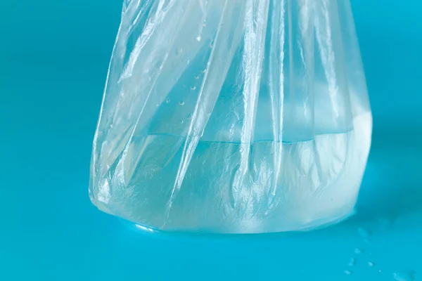 Agua en bolsa de plástico — Foto de Stock