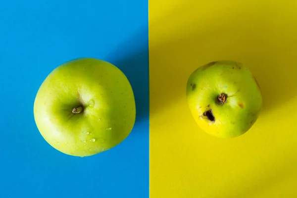 Ugly organic apple vs gmo