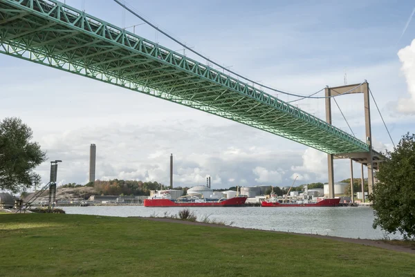 Alvsborgsbron köprü Gothenburg, İsveç — Stok fotoğraf