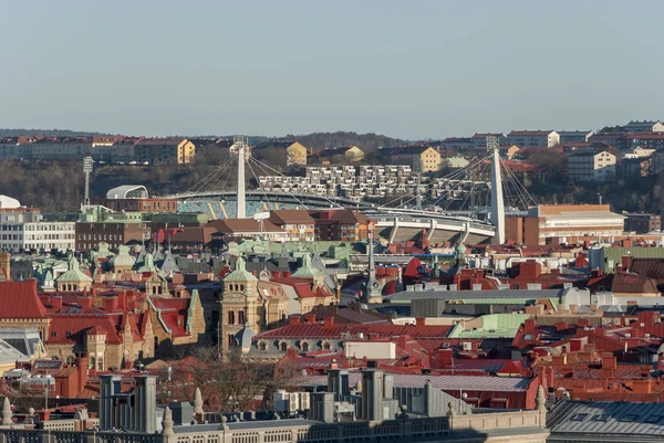 Гетеборг видом на місто з вище — стокове фото
