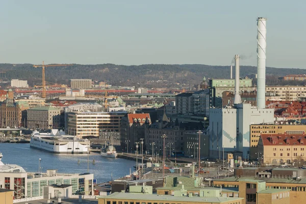 A folyó Göteborg városi — Stock Fotó