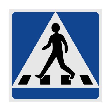 Trafik işareti yaya geçidi