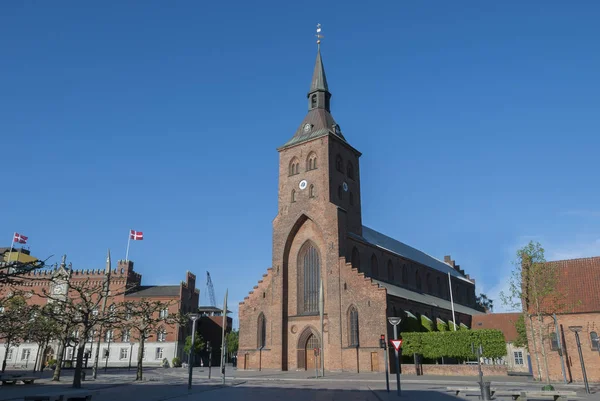 Odense Danimarca Cattedrale di St Canutes — Foto Stock