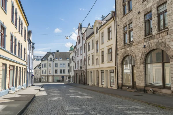 Alesund art nouveau tarzında binalarda