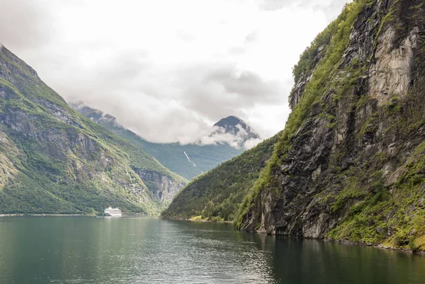 Geiranger fjord světového dědictví UNESCO — Stock fotografie