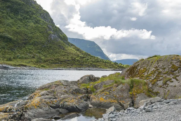 Manzara Norveç'te dış Alesund — Stok fotoğraf