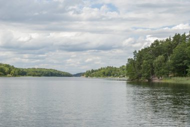 Edsviken yaz aylarında Stockholm