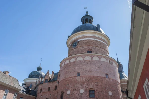 Torre del Castello di Gripsholm in Svezia — Foto Stock