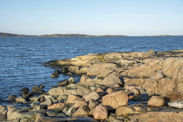 Orilla Rocosa Gotemburgo Suecia —  Fotos de Stock