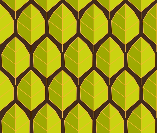 ベクトルの葉のパターン — ストックベクタ