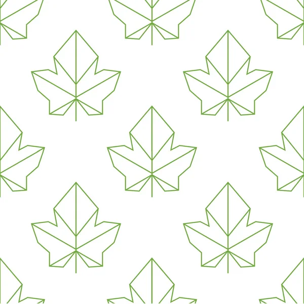 Stylized leaf ivy pattern. — Stock Vector