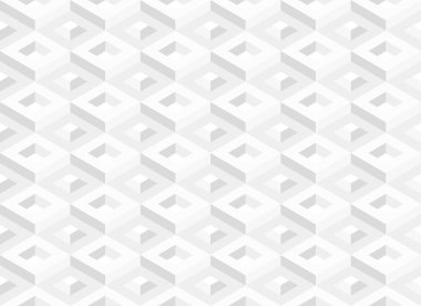 Beyaz vektör izometrik sorunsuz arka plan.