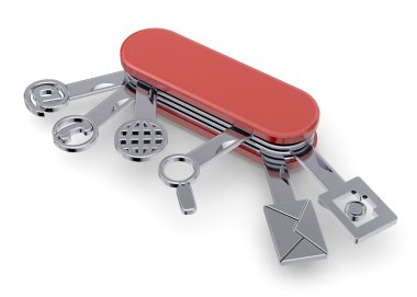 Teknolojik İsviçre boxcutter - 3d