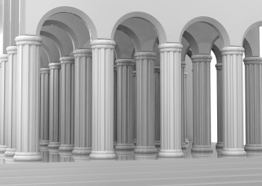 Antik Tapınağı - 3d