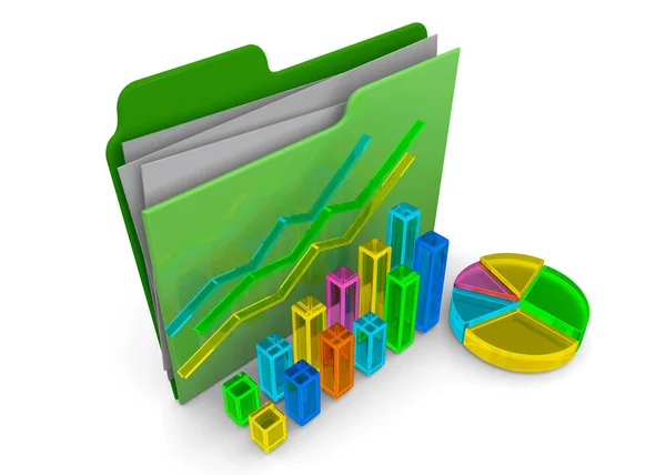 Business Folder - 3D — Stock Photo, Image