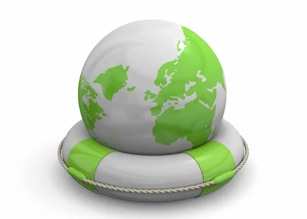 Save the World - 3D — Stock Photo, Image