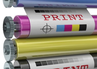 Print Machine - 3D clipart