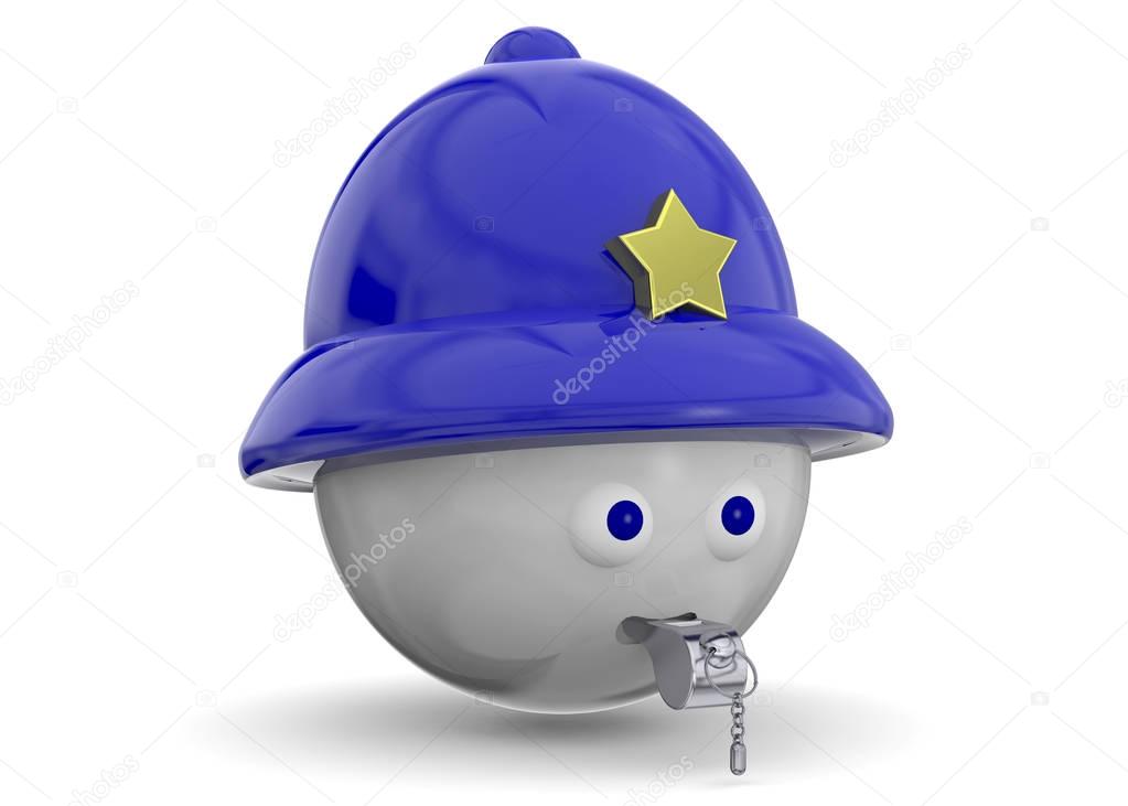 Policeman Character - 3D