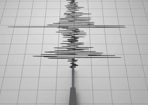 Seismograph - 3D — Stock Photo, Image