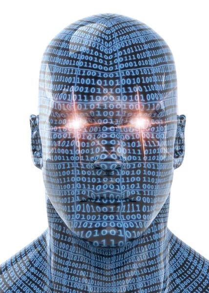 Sztuczna inteligencja - 3d — Zdjęcie stockowe