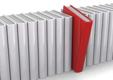 Bir kitap - 3d kavramı seçmek