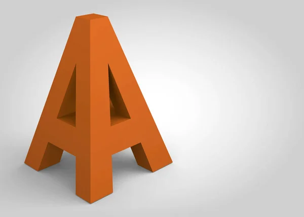 3D brev en — Stockfoto