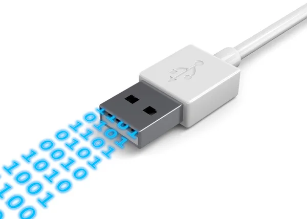 USB - 3d — стоковое фото