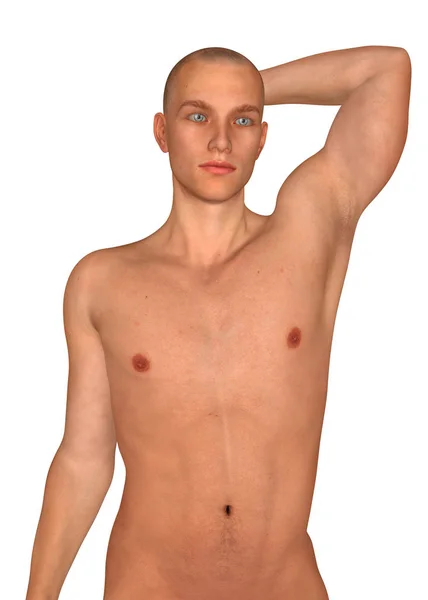 Muskel von Jungen - 3D — Stockfoto