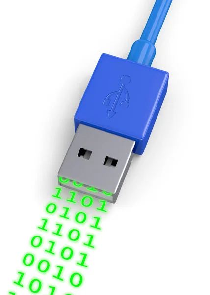 Usb - 3d — 스톡 사진