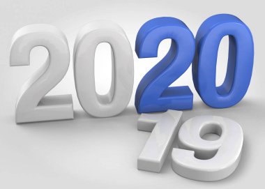 Happy New Year - 3D clipart