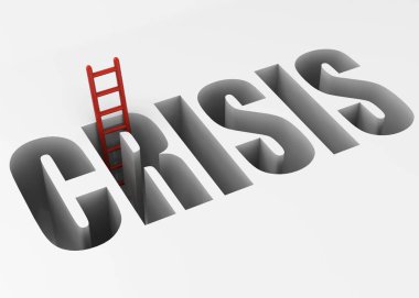 Kriz ve merdiven - 3D