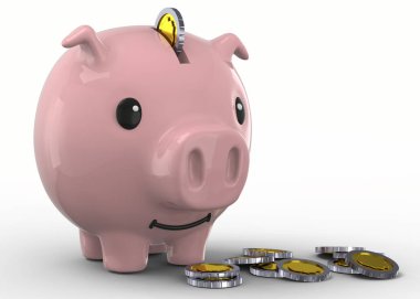 Domuz Sikkesi Bankası - 3D