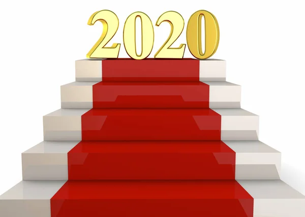 2020 년 RED CARPET - 3D — 스톡 사진